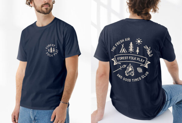 Adult Unisex Back Print Tee - Image 6