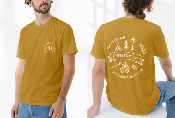 Adult Unisex Back Print Tee - Image 10