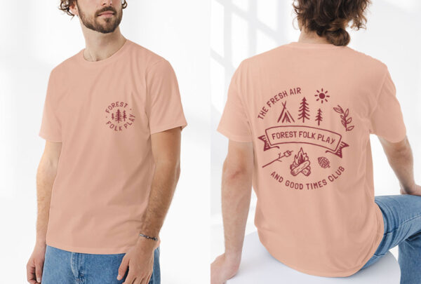 Adult Unisex Back Print Tee - Image 8