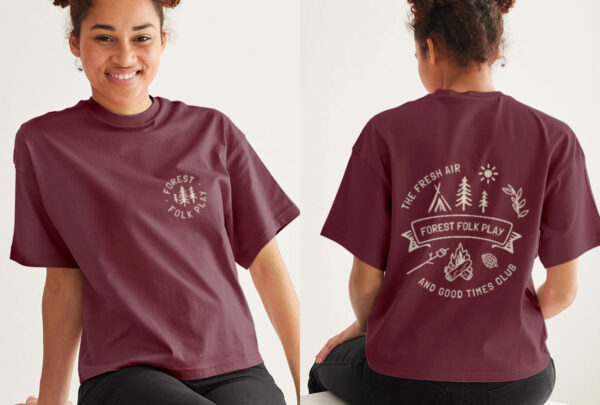 Adult Unisex Back Print Tee - Image 11