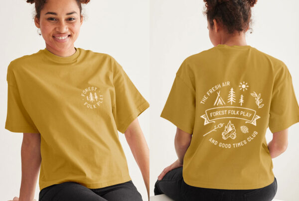 Adult Unisex Back Print Tee - Image 9