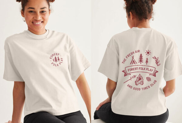Adult Unisex Back Print Tee - Image 3